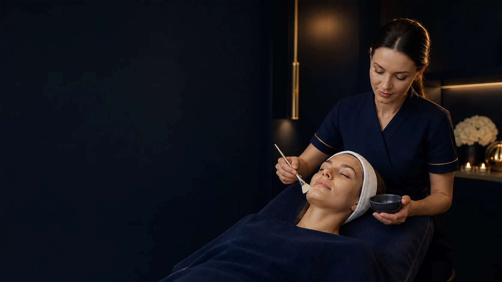Facial peeling and cleansing